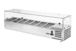 Witryna chłodnicza nadstawna 7x1/4 gn Yato YG-05322