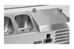Witryna chłodnicza nadstawna 7x1/4 gn Yato YG-05322