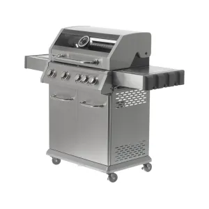Grill gazowy 4+1 stal nierdzewna 14,2kw, z szybą Yato YG-20003