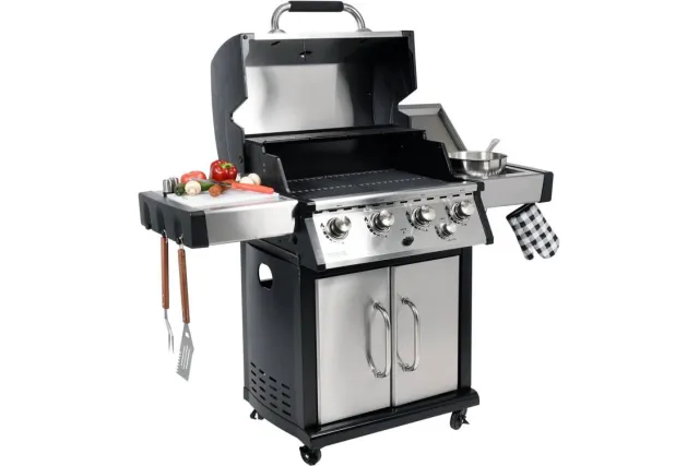 Grill gazowy 4+1 stal nierdzewna 17,5kw Yato YG-20013
