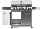 Grill gazowy 6+1 stal nierdzewna 20,5kw, z szybą Yato YG-20016