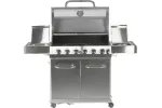 Grill gazowy 6+1 stal nierdzewna 20,5kw, z szybą Yato YG-20016