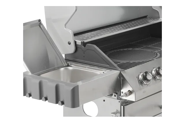 Grill gazowy 6+1 stal nierdzewna 20,5kw, z szybą Yato YG-20016