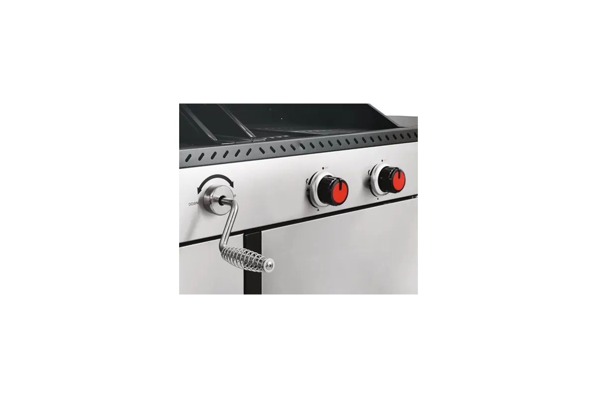 Grill 2w1, gazowy + węglowy, stal nierdzewna, 8,2kw Yato YG-20030