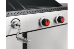 Grill 2w1, gazowy + węglowy, stal nierdzewna, 8,2kw Yato YG-20030