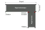 Regał aluminiowo-polietylenowy 500 mm narożny - 4 poziomowy ASBER