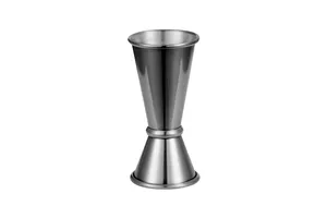 Miarka barmańska, dwustronna, jigger, czarna, V 0.025-0.05 l Stalgast 474307
