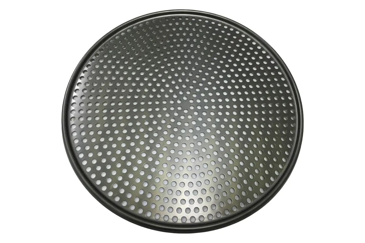 Blacha do pizzy, aluminiowa, anodowana, perforowana Ø 330 mm Stalgast 560332
