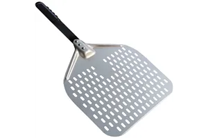 Łopata do pizzy, perforowana, aluminiowa, 300x350 mm, L 660 mm Stalgast 564660