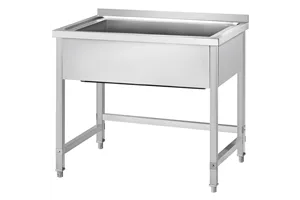 Stół z basenem 1-komorowym 1000x600x850 mm h400 mm skręcany Gredil 671706