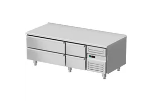 Podstawa chłodnicza, 1600x700x600 mm, 2 szuflady GN 1/1, 2 szuflady GN 2/1 Stalgast 887236