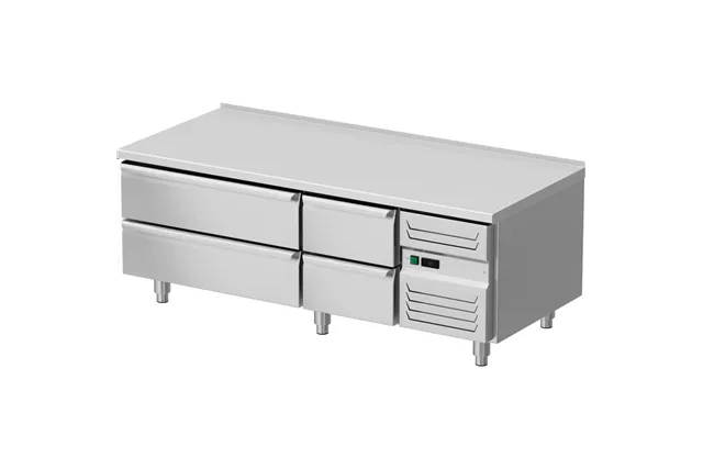 Podstawa chłodnicza, 1600x700x600 mm, 2 szuflady GN 1/1, 2 szuflady GN 2/1 Stalgast 887236