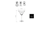 Kieliszek do martini Edition, 210ml RONA 60062800