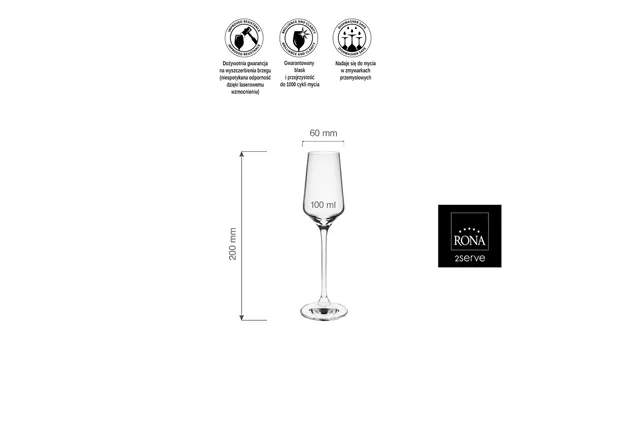 Kieliszek do likieru Martina, 100ml RONA 60443400