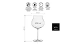 Kieliszek do win czerwonych Linea Umana, 900ml RONA 72873000