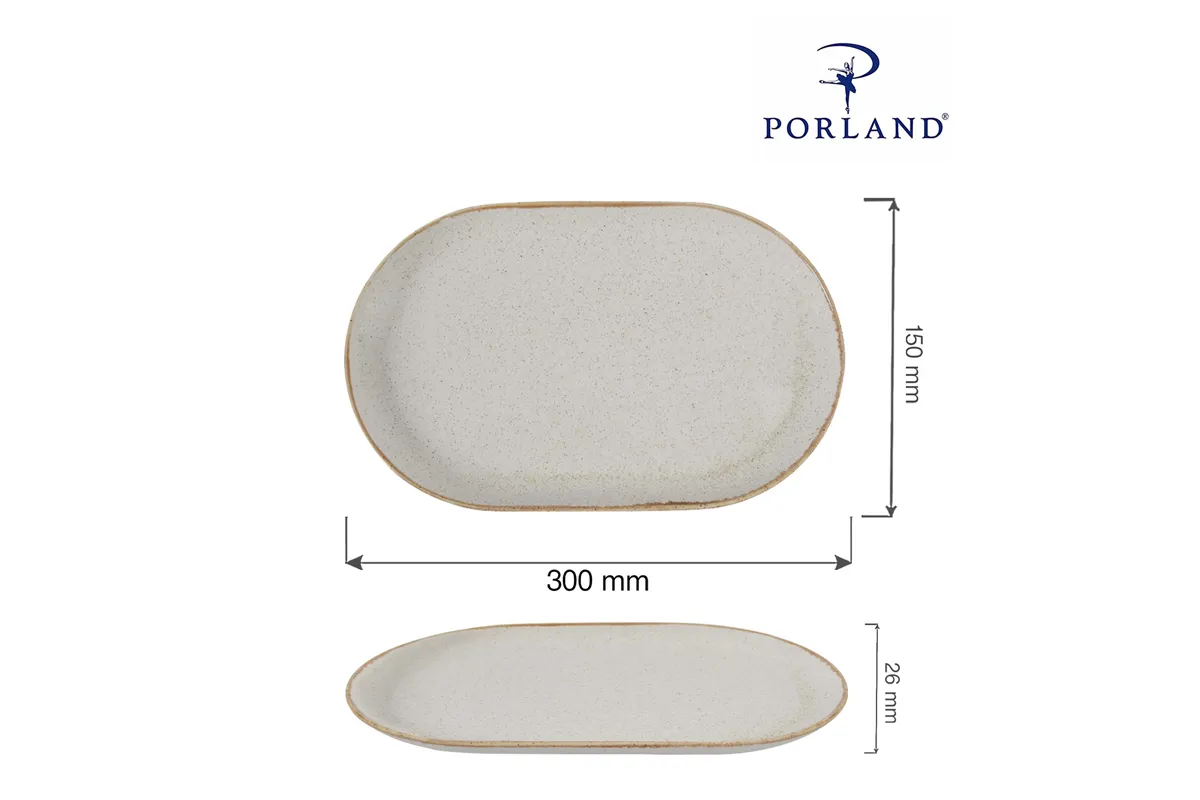 Półmisek owalny Sand 300x150 mm Porland 04ALM001955
