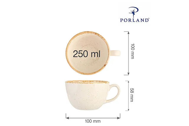 Filiżanka elegancka Sand 250 ml Porland 04ALM001408