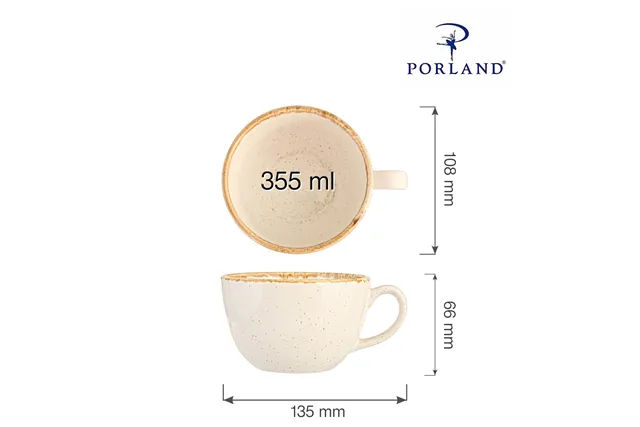 Filiżanka elegancka Sand 320 ml Porland 04ALM001450