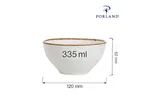 Miska Sand 335 ml Porland 04ALM002001