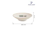 Talerz na stopie Sand 260 mm Porland 04ALM001947