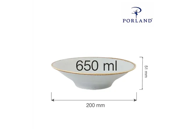 Talerz głęboki Ashen 200 mm, 650 ml  Porland 04ALM002764