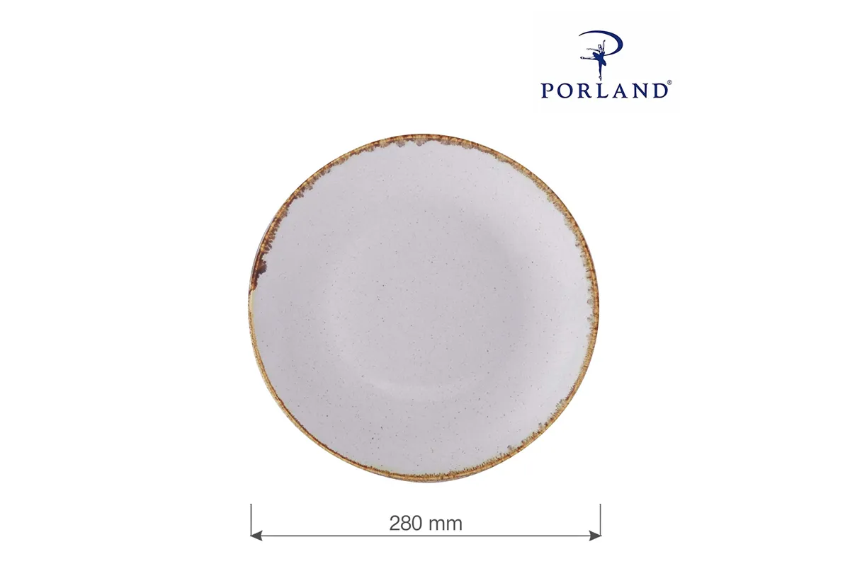 Talerz płytki Ashen 280 mm Porland 04ALM001496