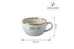 Filiżanka elegancka Ashen 250 ml Porland 04ALM001407