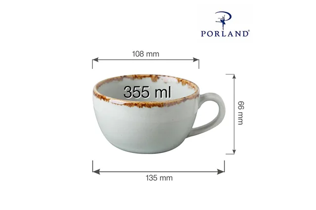 Filiżanka elegancka Ashen 320 ml Porland 04ALM001449