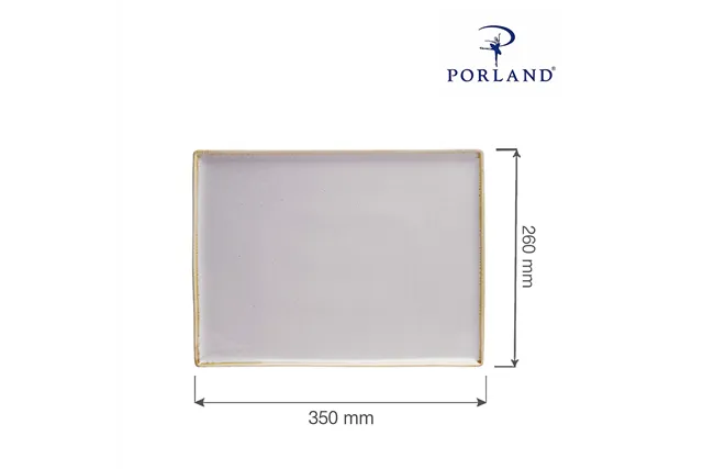 Taca prostokątna Ashen 350x260 mm Porland 04ALM001508