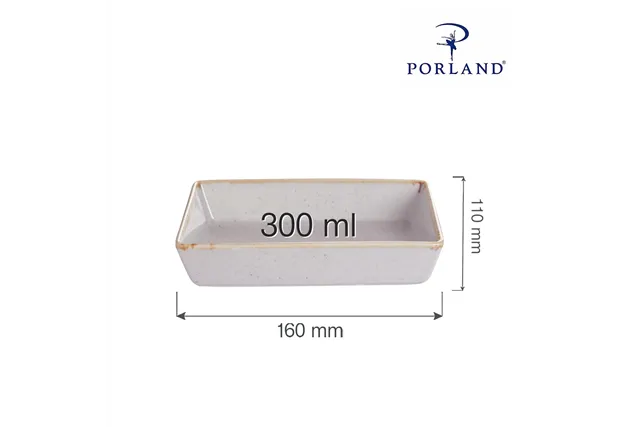 Naczynie do przystawek Ashen 160x110 mm Porland 04ALM002051