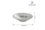 Talerz na stopie Ashen 260 mm Porland 04ALM001946