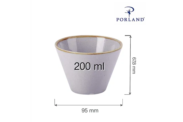 Miska stożkowa Ashen 200 ml Porland 04ALM001427