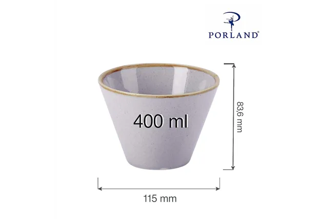 Miska stożkowa Ashen 400 ml Porland 04ALM001437