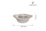 Naczynie do zapiekania Ashen 210 mm Porland 04ALM001676