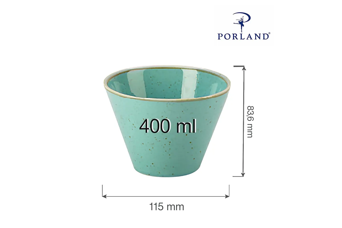 Miska stożkowa Laguna 400 ml Porland 04ALM001436