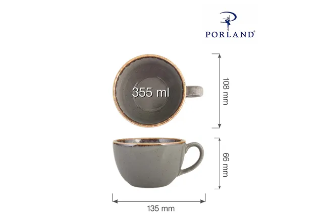 Filiżanka elegancka Stone 320 ml Porland 04ALM002454