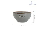 Miska Stone 550 ml Porland 04ALM003068