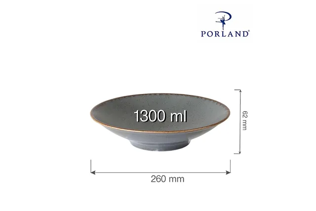 Talerz na stopie Stone 260 mm Porland 04ALM002458