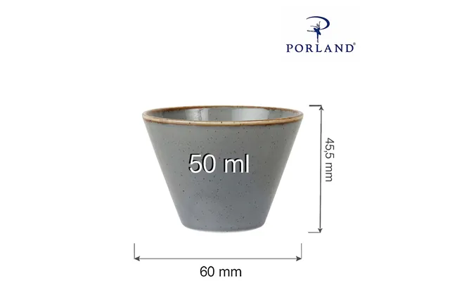 Miska stożkowa Stone 50 ml Porland 04ALM002459