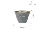 Miska stożkowa Stone 50 ml Porland 04ALM002459