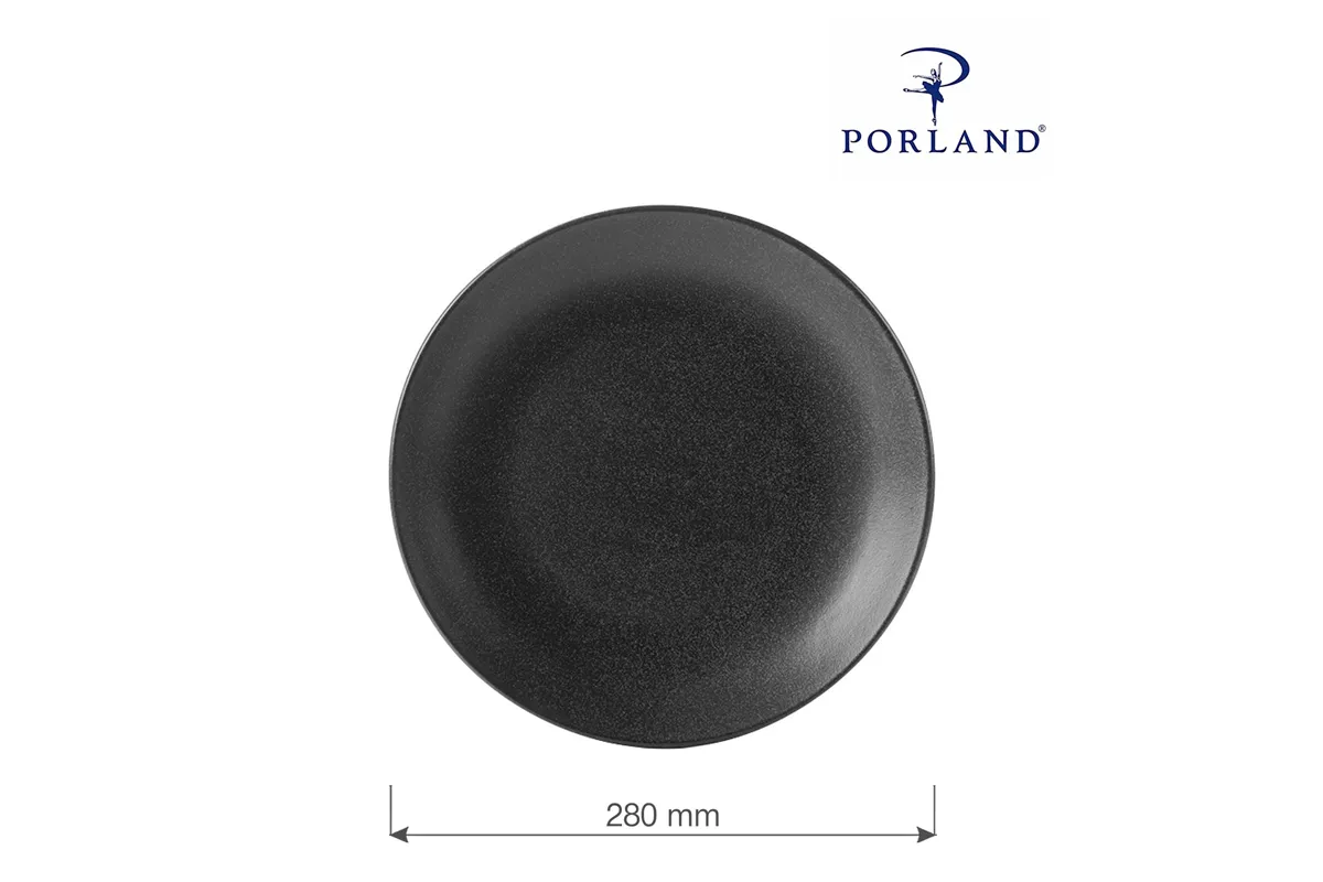 Talerz płytki Coal 280 mm Porland 04ALM001522