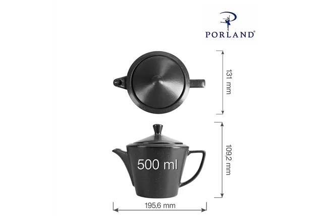 Dzbanek do herbaty Coal 500 ml Porland 04ALM001532