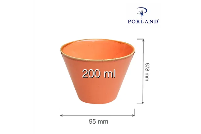 Miska stożkowa Amber 200 ml Porland 04ALM001433