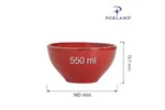 Miska Magma 550 ml Porland 04ALM003065