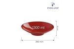 Talerz na stopie Magma 260 mm Porland 04ALM001950