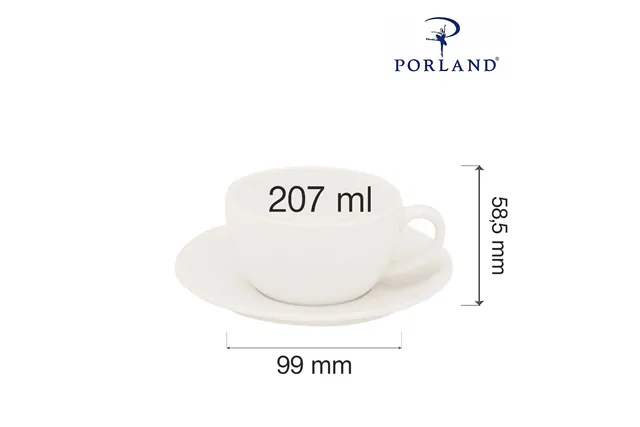 Filiżanka elegancka Dove 207 ml Porland 04ALM000069