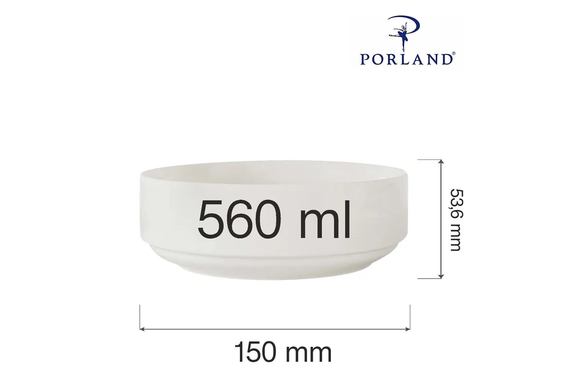 Miska sztaplowana Dove 150 mm Porland 04ALM000083
