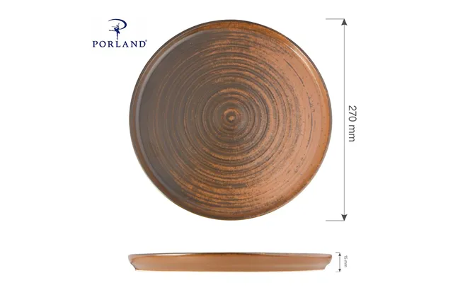 Talerz z wysokim rantem Lykke Brown, 270 mm Porland 04ALM005786