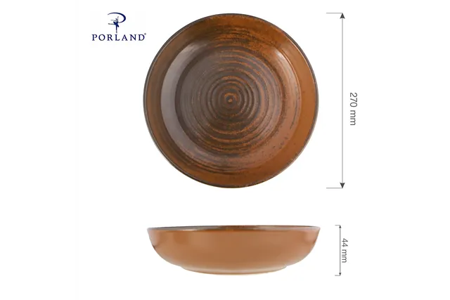 Talerz coupe Lykke Brown, 270 mm Porland 04ALM005973