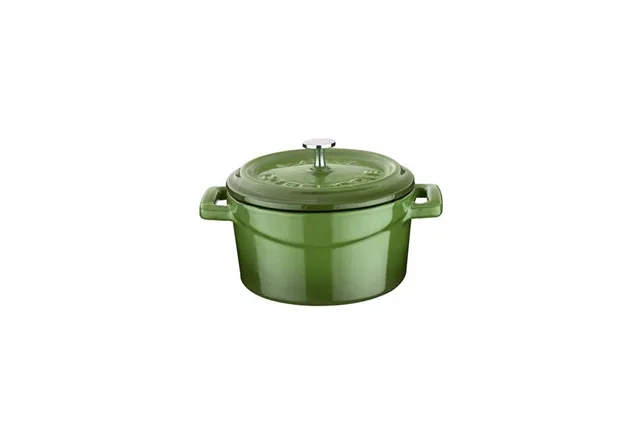 Mini garnek żeliwny (O)10cm, zielony LAVA 832073